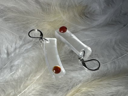 Skleněné náušnice Nanovo - Jerok