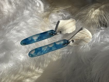 Skleněné náušnice Nanovo - Kacaba