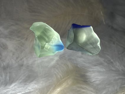 Skleněné náušnice Nanovo - Zeo