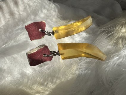 Skleněné náušnice Nanovo - Veruk