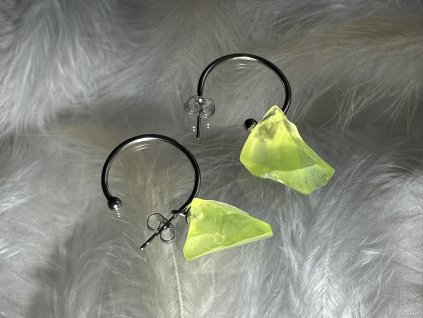 Skleněné náušnice Nanovo - Selon