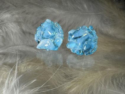 Zuzum Náušnice ze skla - Zanu