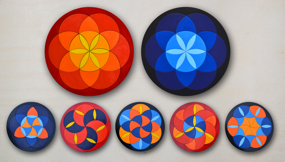 Mandala Ze slunce a Mandala Do noci