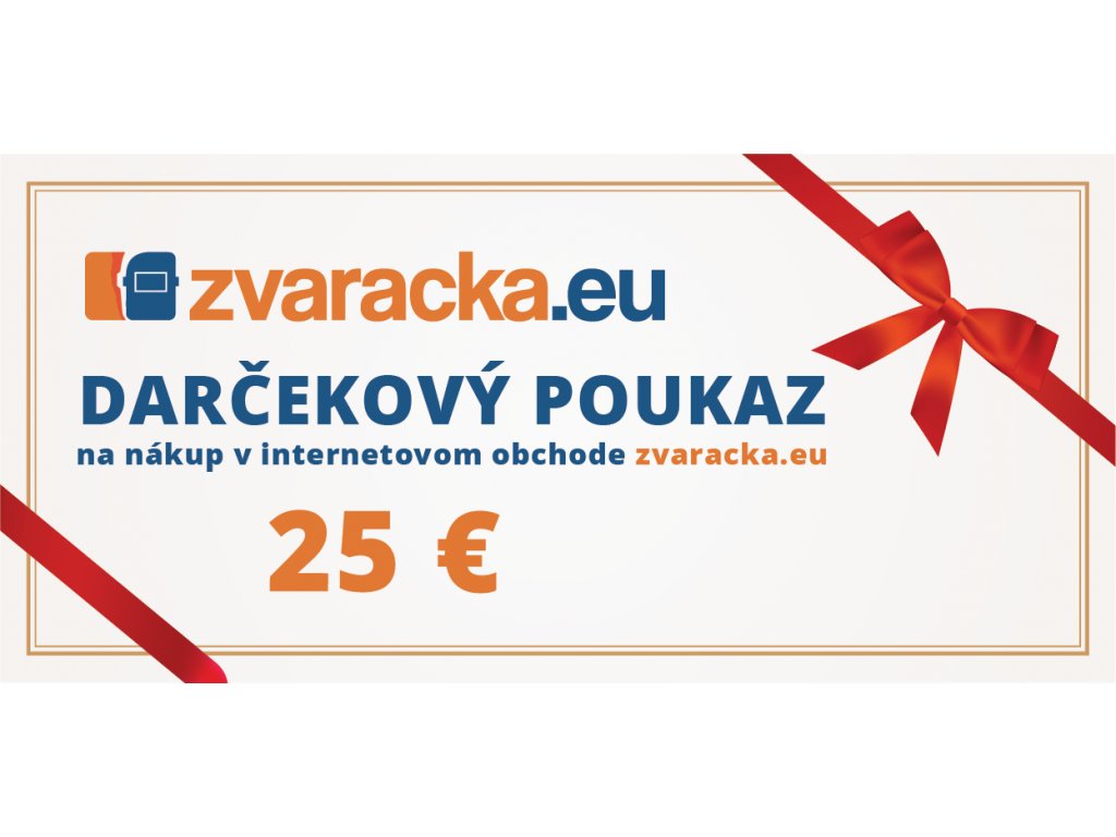 Darčekový poukaz 25 EUR