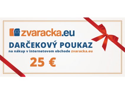 Darčekový poukaz 25 EUR