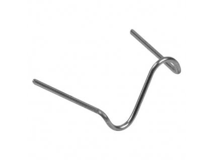 Spona plochá S tvar (100ks)