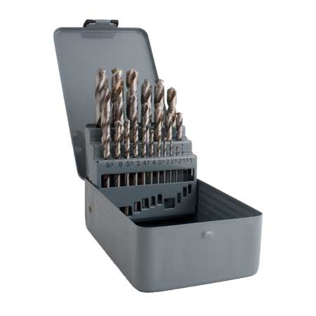 MAGG Sada vrtákov HSS-G (25ks/1,0-13,0mm)/plech