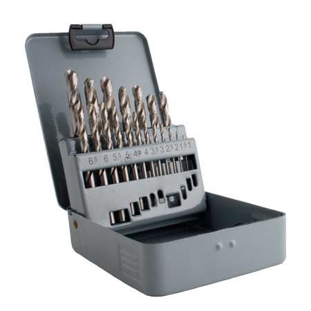 MAGG Sada vrtákov HSS-G (19ks/1,0-10,0mm)/plech