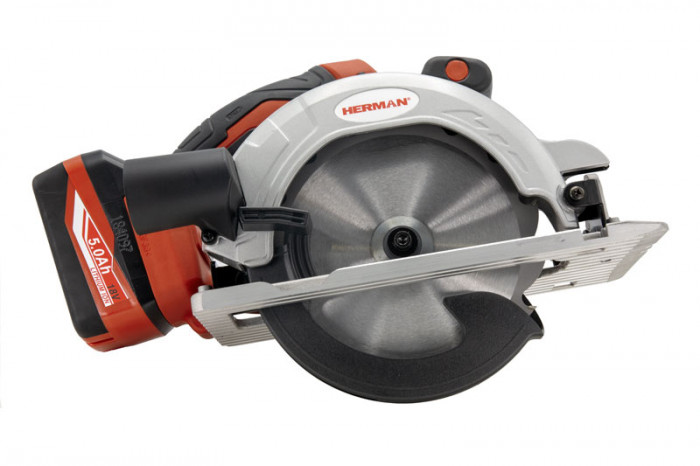 HERMAN AKU okružná píla AXCS 1800, 18,0 V/5,0 Ah