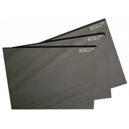 Sklo do kukly DIN tmavé 110x90 Tmavosť skla DIN: 8