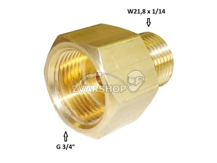 Prechodka redukcia z G34 na W21,8 x 114