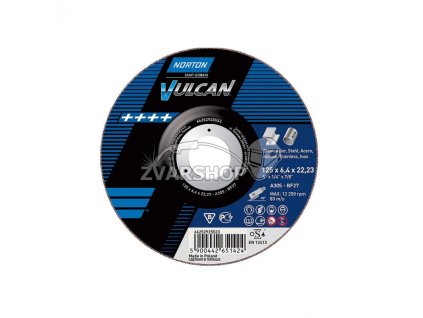 Brúsny kotúč NORTON VULCAN 125x6,4mm
