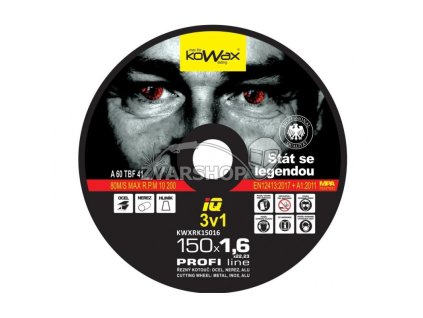 Rezný kotúč Kowax IQ 3v1 150x1,6mm