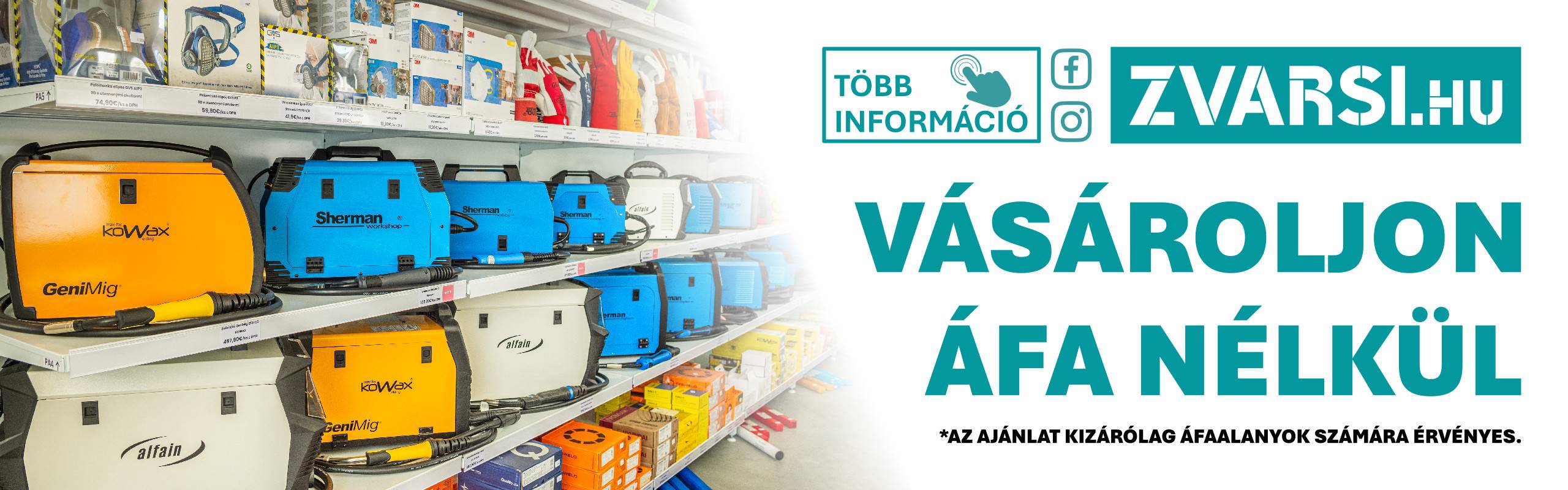 Vásároljon áfa nélkül