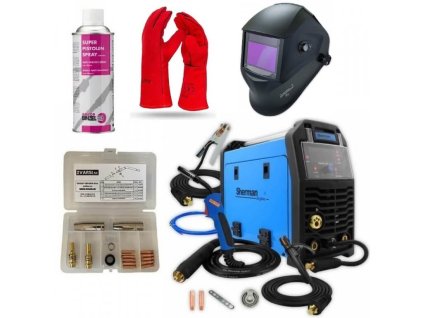 hegesztőkészlet digimig 200 synergic sherman tartozékok