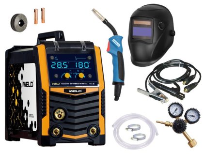 iweld gorilla pocketmig 205 synergic silverback szett