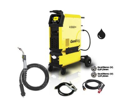 hegesztőgép migr mag genimig 355dp lcd5 kowax