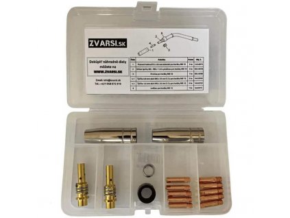 Sada náhradných dielov MIG / CO2 na horáky MB 15 / TBI 150