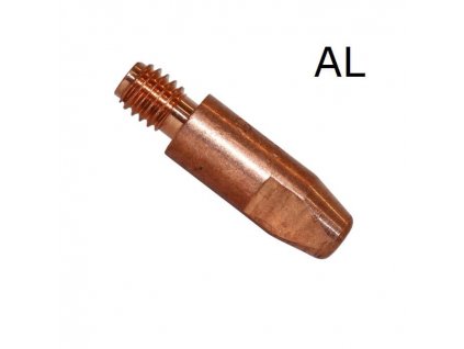 Špička 1,0mm závit M6 x 28 mm E-Cu na hliník pre horáky MB 24,25,26,36,401,501