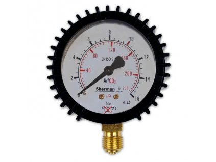 2573 manometer 63mm 16bar black