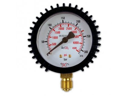 2576 manometer 63mm 315bar black