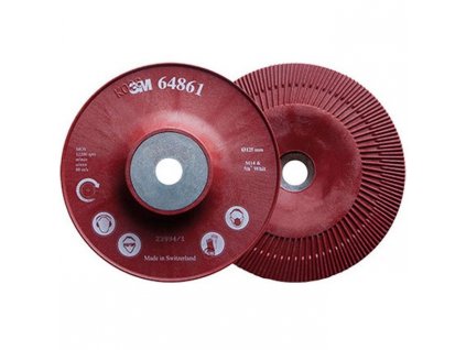Unášač podložka červená pre fíbrový disk 125 mm 3M