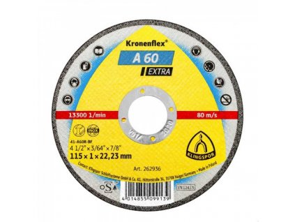 989 rezny kotuc 115 x 1 mm a60 extra klingspor
