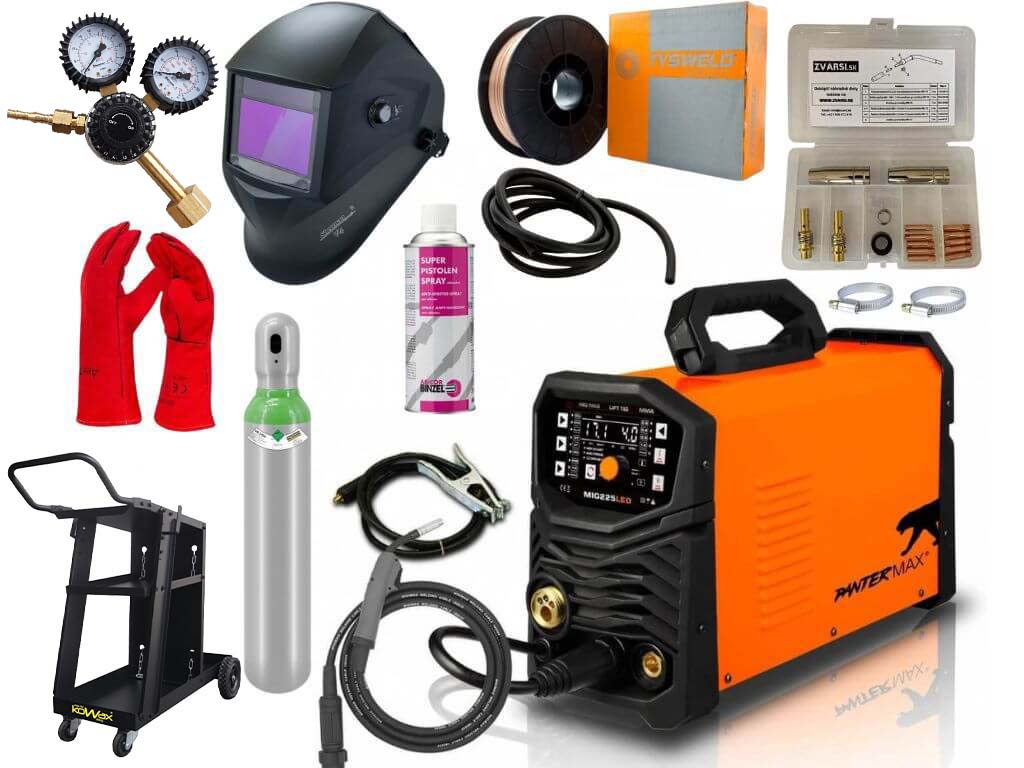 Giga set zváračka Co2 PANTERMAX MIG225LED