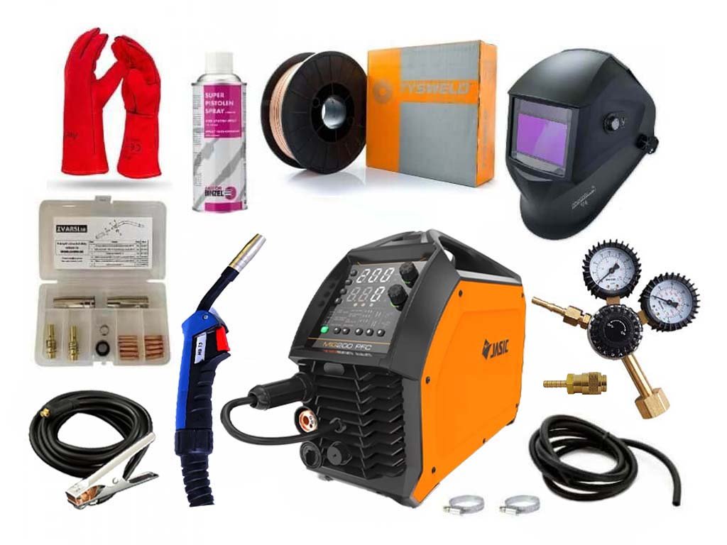 Mega set zváračka MIG JASIC 200 PFC