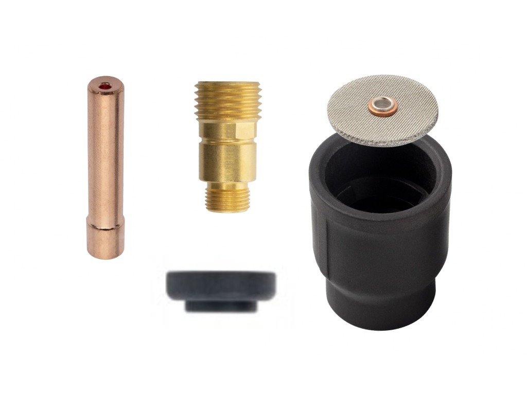 Sada CUPSYSTEM BLACK 2,4 mm / 11 na TIG horáky 17/18/26