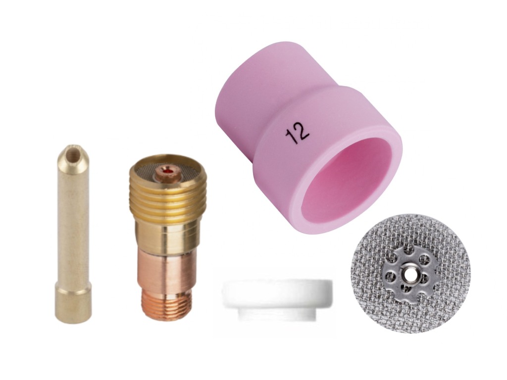 Sada CUPSYSTEM 2,4 mm / 12 na TIG horáky 17/18/26