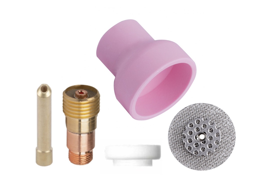 Sada CUPSYSTEM 2,4 mm / 16 na TIG horáky 17/18/26