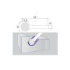 5604 2 gulova freza na kov typ d 12x10 8 6 mm sherman