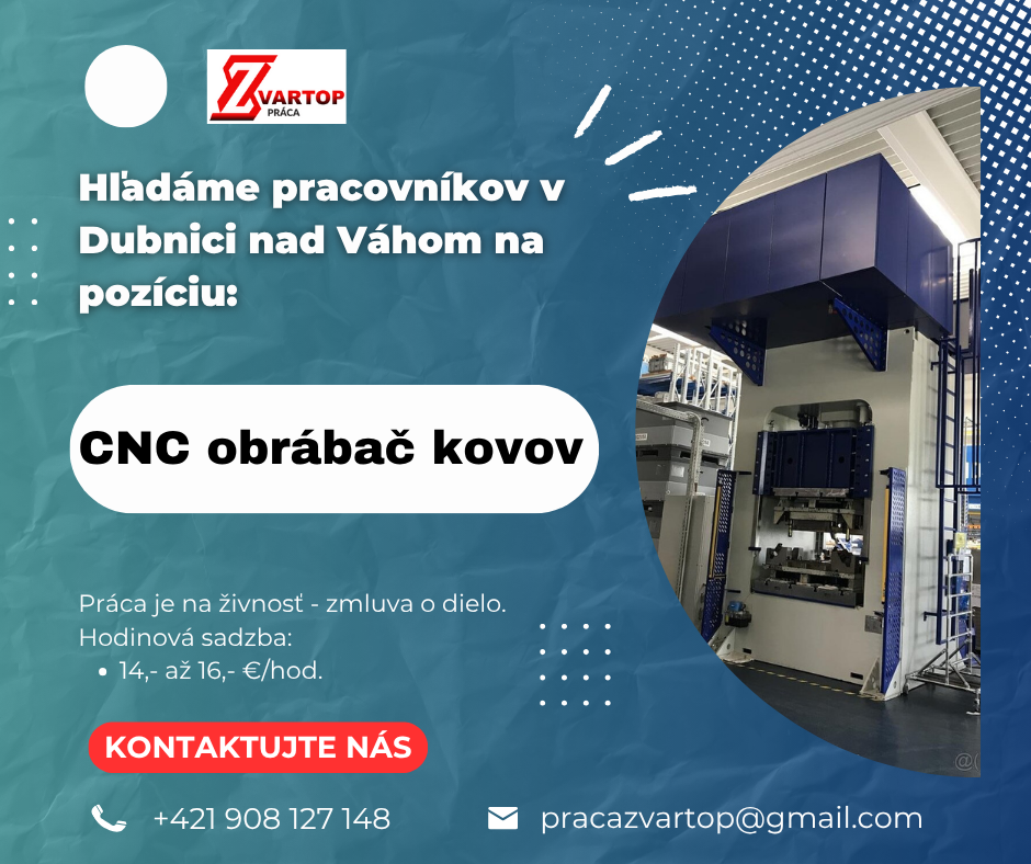 CNC OBRÁBAČ KOVOV