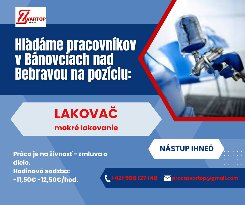 LAKOVAČ mokré lakovanie