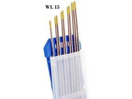 Wolfrámová elektróda WL15 2,0mm / zlatá
