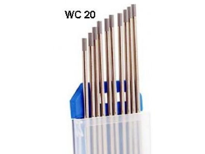 Wolframová elektróda WC20 2,4mm / šedá