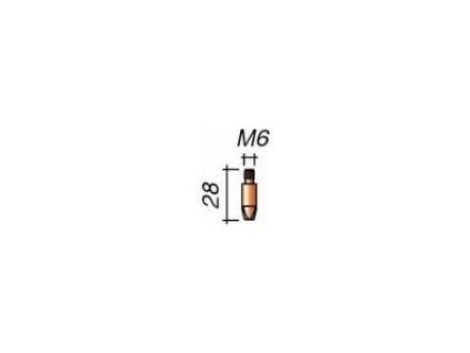 Špička M6x28 / 0,8mm - zosílená