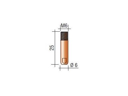 Špička M6x25 / 1,2mm