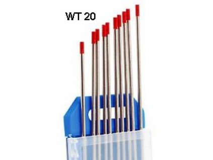 Wolfrámová elektróda WT20 1,0mm / červená