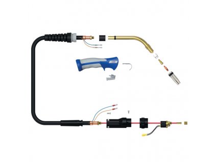 Zvárací horák CO2 MIG/MAG MOST M24 ALSGRIP 2m