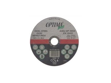 Rezný kotúč OPTIMAprofi 125x0,8 mm (oceľ+nerez)