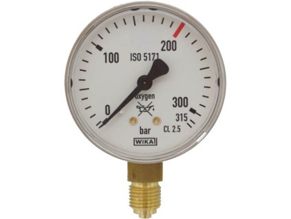 Vstupný manometer Ar, CO2 0-315bar