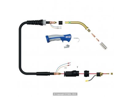Zvárací horák CO2 - MIG / MAG MOST M25 SGRIP 3m