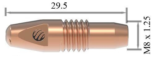 Špička ARC M2/M22 pre drôt 0,8 mm