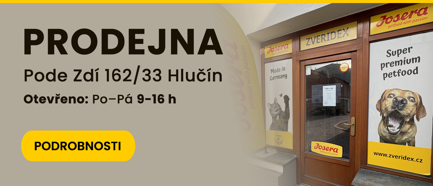 Prodejna chovatelských potřeb Zveridex - Hlučín