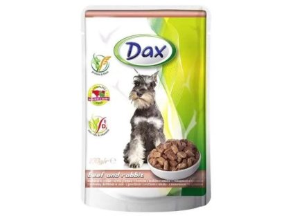 Dax 100g kapsa hovězí s králikem dog