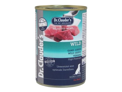 Dr.Clauder´s Wild (zvěřina) 400g dog AKCE