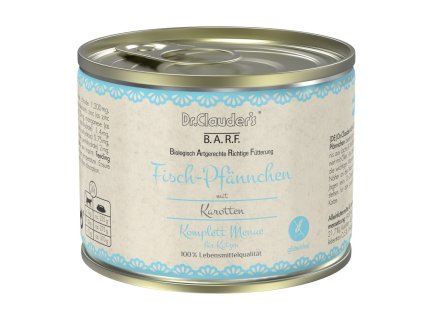 Dr.Clauder´s BARF Komplettmenue Fisch-Pfännchen 200g cat  AKCE
