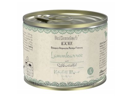 Dr.Clauder´s BARF Komplettmenue Lammkarree 200g cat AKCE